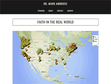 Tablet Screenshot of markambrose.org